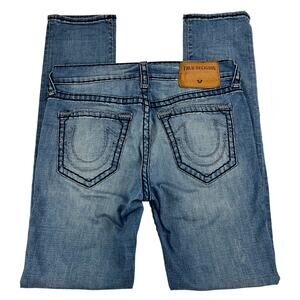 True Religion Rocco Relaxed Skinny Men’s No Flap Super T Jeans Size 32/34